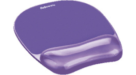 9144104, Crystals Gel wrist support with mouse pad, Fellowes