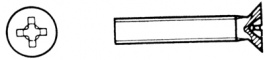 9650312, Phillips cross-head design M3 12 mm, -