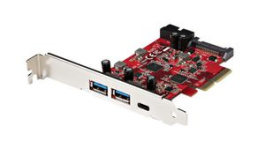 PEXUSB312A1C1H, 10 Gbps 1x USB-C and 2x USB-A PCIe Card, 3x USB 3.1, PCI-E x4, StarTech.com
