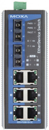EDS-P308-SS-SC, Switch 6x 10/100 (4x PoE) 2x 100FX SC/SM -, Moxa
