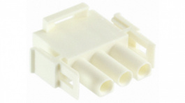 1241809-2, Straight Plug housing, 6.35 mm, 3 Pole, TE Connectivity