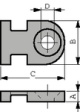 TC-102 [100 шт] Cable tie mount 1.2...4.8 mm PU=100 ST