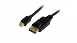 MDP2DPMM1M, Video Cable with Latches, Mini DisplayPort Plug - DisplayPort Plug, 3840 x 2160,, StarTech.com