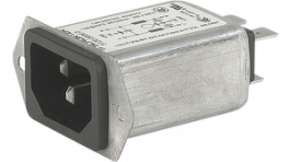 5120.1006.0, Разъем: питания AC; IEC 60320; C14 (E), с фильтром; гнездо; "папа", Schurter