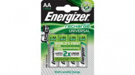 E301376000 [4 шт], NiMH Rechargeable Battery HR6/AA AA 1.2 V 1.3 Ah, Energizer