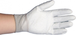 51-690-0320, Work gloves ESD Size=XXL white, Eurostat