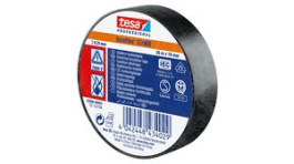 53988-00002-00, Soft PVC Insulation Tape Black 19mm x 25m, Tesa
