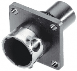 UTG0103PHVDE, Male receptacle, Trim Trio 3-pin IP65, Souriau Esterline Sunbank