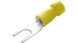 RND 465-00665 [100 шт], Spade Terminal, Yellow, 9 mm, RND Connect