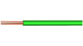 YV 1,0 MMdiam. GREEN [100 м], Hook-up wire PVC 0.79 mm2 Green, Kabeltronik
