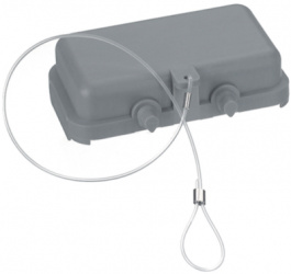 C146 10Z006 100 1, Защитная крышка; размер E6; защелка; Прокладка: NBR; Серия: C146, Amphenol