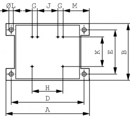 VCM 36/1/24, PCB transformer 36 VA 24 VAC (1x), BLOCK