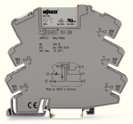 857-308, Socket with Miniature Switching Relay, Wago