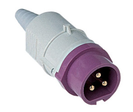 PB 16043 SV, PB...SV, plugs, hoods, extra-low voltage, up to 50V, EN 60309-1 and -2, ILME