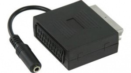 CVGP31930BK02, Adapter, SCART Plug, Scart Socket/3.5 mm Socket, Nedis (HQ)