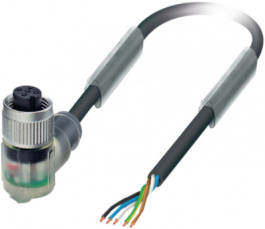 1694431, SAC-5P-10,0-PUR/M12FR-3L Actuator/Sensor-Cable, Phoenix Contact