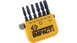 T4513, Bit set, 6 p. 25 mm, C.K Tools (Carl Kammerling brand)