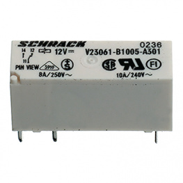3-1393223-8, V23061-B1009-A401 PCB power relay 48 VDC 220 mW, Schrack / TE