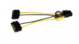 SATPCIEX8ADP, PCIe Video Card Power Cable 152mm Black / Yellow, StarTech.com