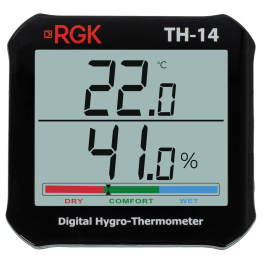 TH-14 + поверка, Термогигрометр RGK TH-14 с поверкой, RGK