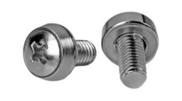 CABSCRWS1224, Screws, Pack of 50 Pieces, 12-24 UNS, 14mm, Nickel-Plated Steel, StarTech