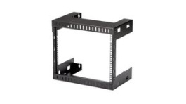 RK812WALLO, 2-Post Open Frame Rack, 8U, Steel, 80kg, Black, StarTech.com
