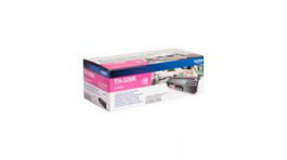 TN326M, Toner Cartridge, 3500 Sheets, Magenta, Brother
