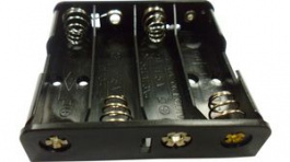BH341-4B, Battery Holder 4x AA, COMF