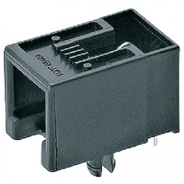 95501-2661, Гнездо; RJ12; PIN:6; Кат:3; с низкми профилем; THT; угловой 90°, Molex