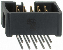 N2516-5002RB, Гнездо; IDC; "папа"; PIN: 16; угловой 90°; THT; позолота; 2А; 2,54мм, 3M