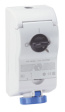 KI 1664 EB6 KI ... EB6, sockets, interlocked socket-outlets, 16A(A.C.), IP66&nbsp;&nbsp;(EN 60529)
