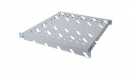 DN-97646, Fixed Shelf with Adjustable Rails for 19" Cabinets, 500mm, Grey, DIGITUS