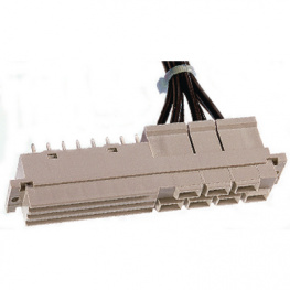 118-40064, Socket F/H mixed style straight, 7+24-pin DIN 41612, ept GmbH
