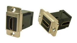CP30753M, Panel Feed-through Nickel Frame Connector, CSK, HDMI Socket - HDMI Socket, Cliff
