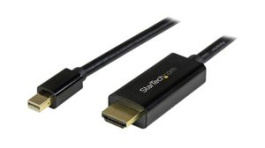 MDP2HDMM3MB, Video Cable, Mini DisplayPort - HDMI Plug, 3840 x 2160, 3m, StarTech