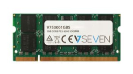 V753001GBS, Notebook RAM Memory DDR2 1x 1GB SODIMM 200 Pins, V7