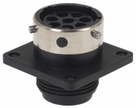 UTG012-8S, Female receptacle Trim Trio 8-pin Trim Trio UTG Poles=8 Female Housing size12, Souriau Esterline Sunbank