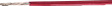 H05Z-K 0,75 MM RED Stranded wire 0.75 mm2 red Halogen-free