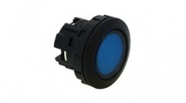 CW1L-A10, Pushbutton Switch Actuator Bezel, Plastic, Black, Latching Function, IDEC