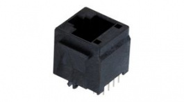 95522-2887, Гнездо; RJ45; PIN:8; Кат:3; позолота; Конфиг.выводов:8p8c; THT, Molex