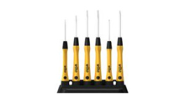 43707, ESD-Safe Screwdriver Set, PicoFinish, Slotted/Phillips, 6 Pieces, Wiha