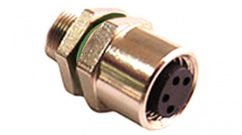 PXMBNI08FPF05BFL001, Разъем: M8; "мама"; PIN:5; на панель, гайка сзади; гнездо; 1,5А; 30В, Bulgin