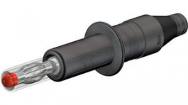 66.9584-21, Вилка; "банан" 4мм; 32А; 600В; черный; 2,5мм2; Монтаж: винтами; 71мм, Staubli (former Multi-Contact )