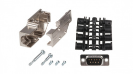MHDCMR9-DM9S-K, D-Sub socket kit 9P, MH Connectors