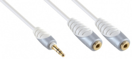 SIP3200, MP3 headphones splitter cable 0.2 m, Bandridge
