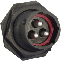 UTS7142G1P, Panel Mount Plug UTS Trim Trio UTS Poles=3 Male Housing size14, Souriau Esterline Sunbank