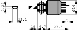 MRX402, Rotary Switch Non-Shorting, NKK Switches (NIKKAI, Nihon)
