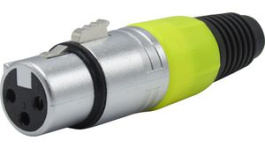 RND 205-00884, XLR Connector Silver Socket 3 Poles, RND Connect
