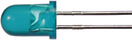 L-7113MBDK, LED; 5мм; голубой; 15?40мкд; 30°; Поверхность: выпуклая, Kingbright