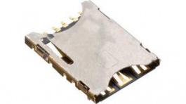 693043020611, Nani SIM Card Connector, Push / Pull with 6Pins, WURTH Elektronik